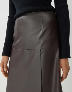 Flash Sale someday Fashion Midi Rok Omeno Dark Chocolate