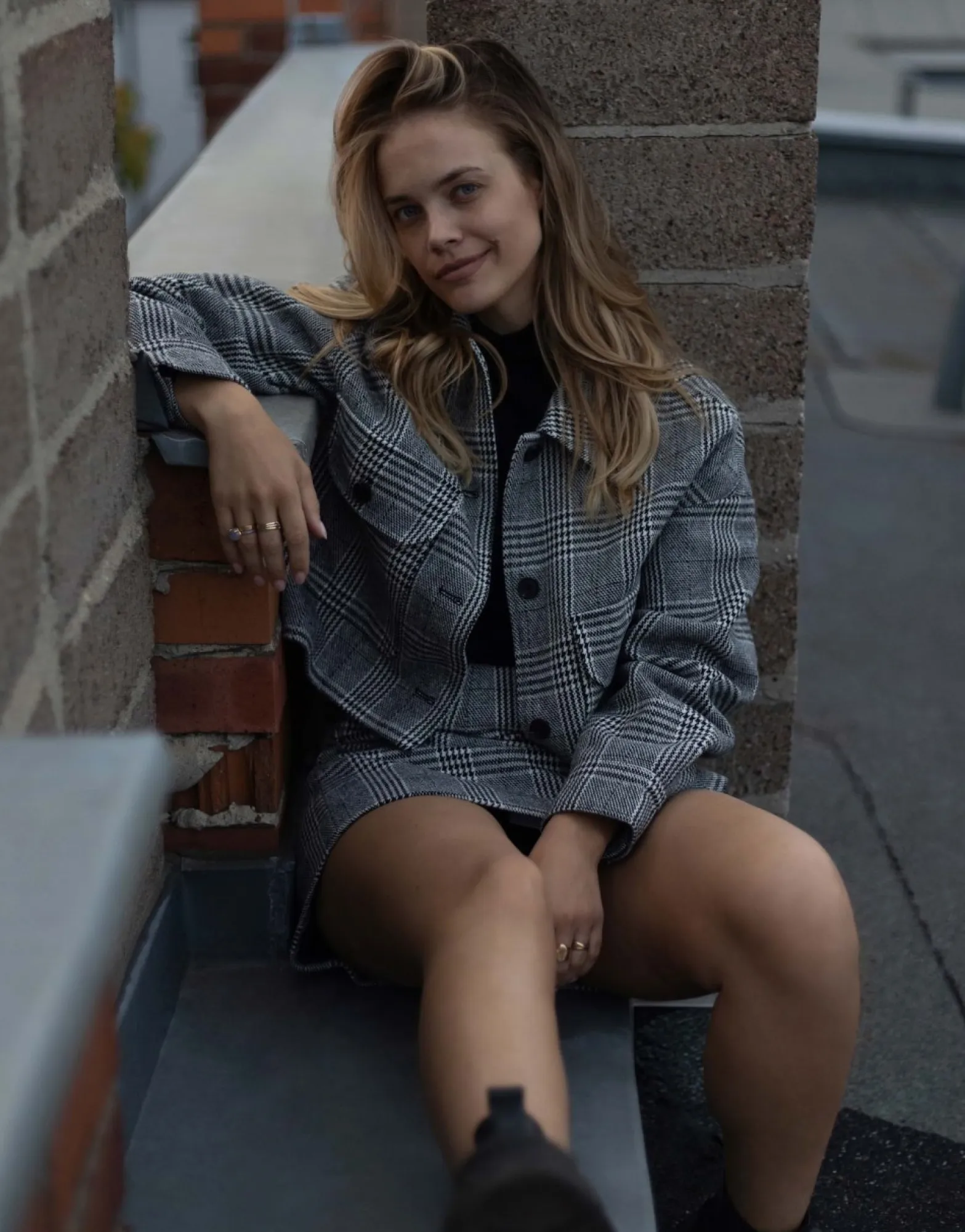 Flash Sale someday Fashion Minirok Romela Check Black