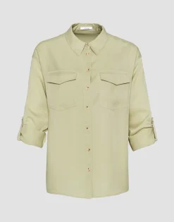 Clearance someday Fashion Overhemdblouse Fappel Summer Pear