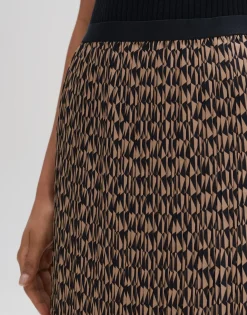 Outlet someday Fashion Plissu00E9Rok Rabani Natural Glaze