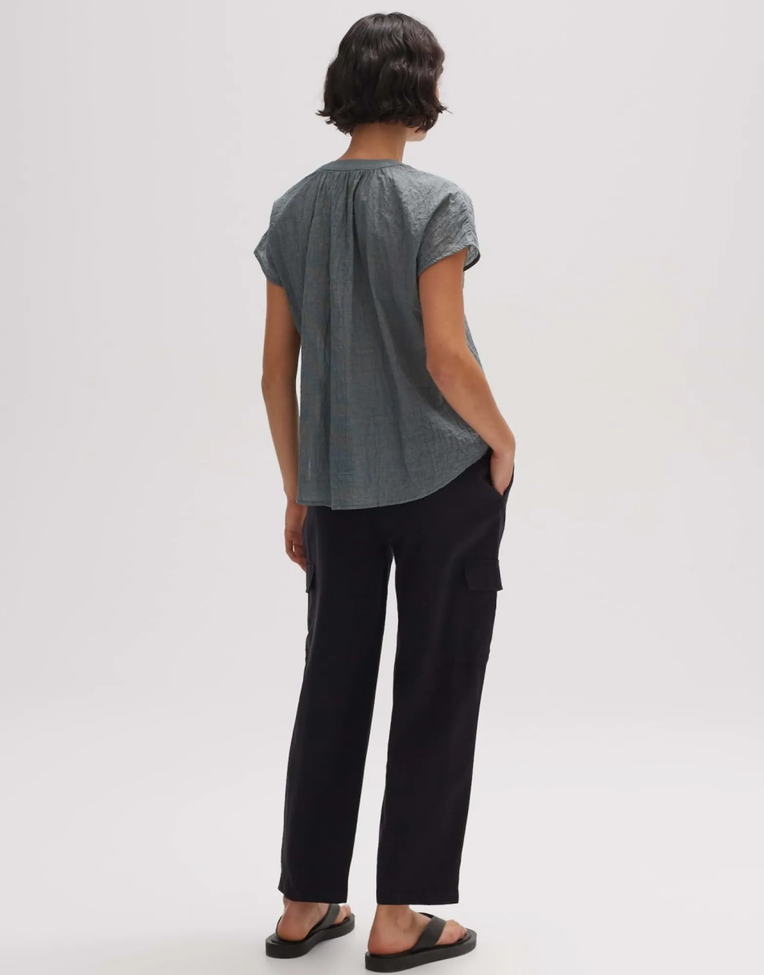 Discount someday Fashion Shirt Blouse Famita Deep Teal