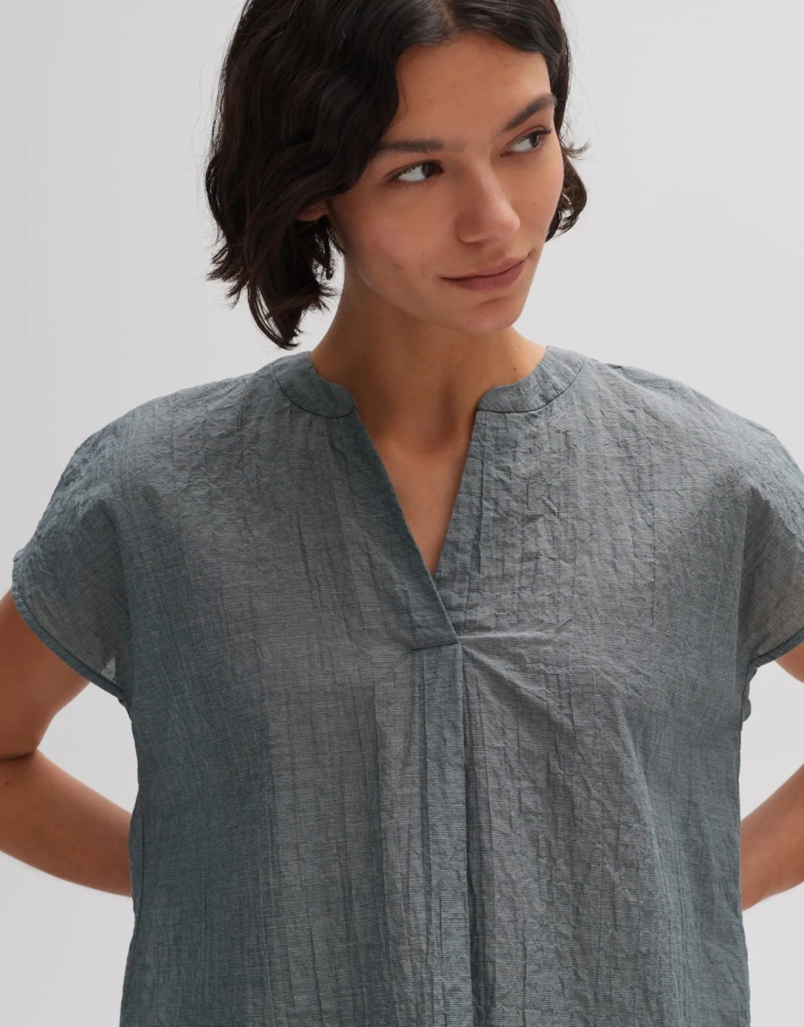 Discount someday Fashion Shirt Blouse Famita Deep Teal