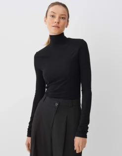 New someday Fashion Shirt Met Col Kimora Black