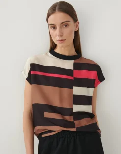 Flash Sale someday Fashion Shirt Met Print Kreata Print Black