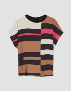 Flash Sale someday Fashion Shirt Met Print Kreata Print Black