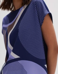 Shop someday Fashion Shirt Met Print Sadoli Print Blue Hour