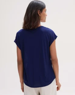 Shop someday Fashion Shirt Met Print Sadoli Print Blue Hour