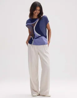 Shop someday Fashion Shirt Met Print Sadoli Print Blue Hour