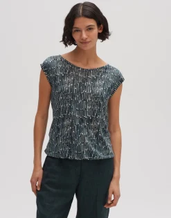 Sale someday Fashion Shirt Met Print Strolchi Sunny Deep Teal