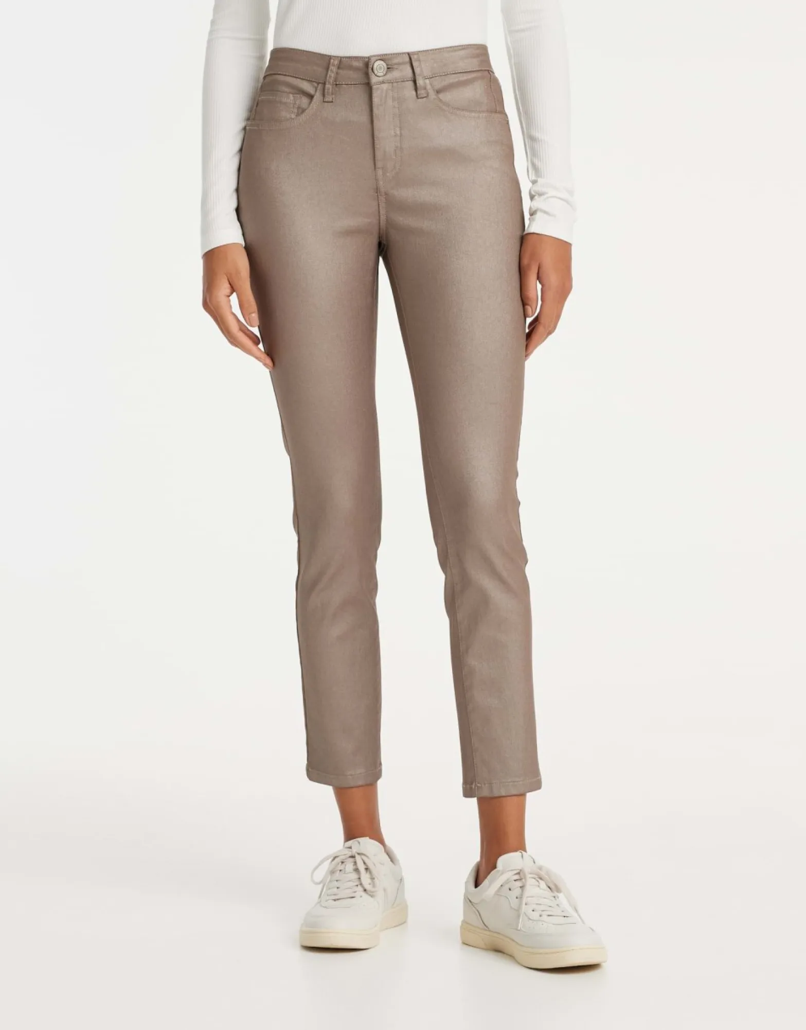 New someday Fashion Slim Jeans Emily Glam Sweet Almond