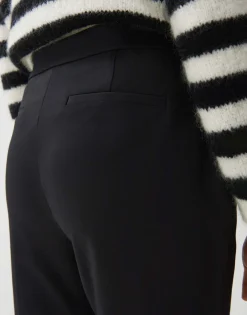 Best someday Fashion Stoffen Broek Celana Black