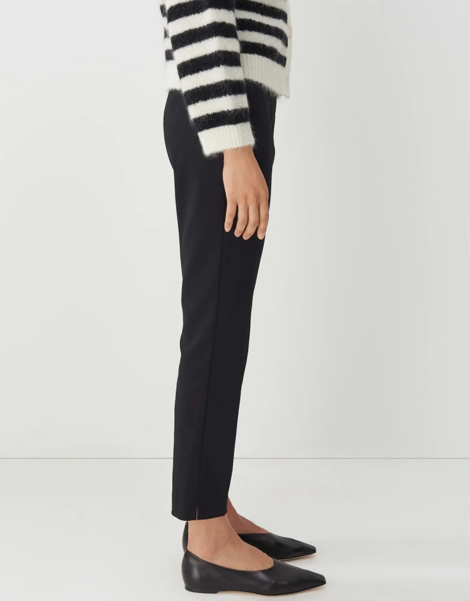 Best someday Fashion Stoffen Broek Celana Black