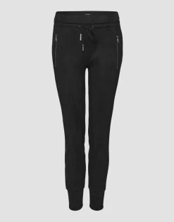Cheap someday Fashion Stoffen Broek Levina Soft Black