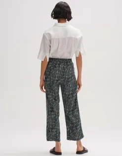 Best Sale someday Fashion Stoffen Broek Mahola Sunny Deep Teal