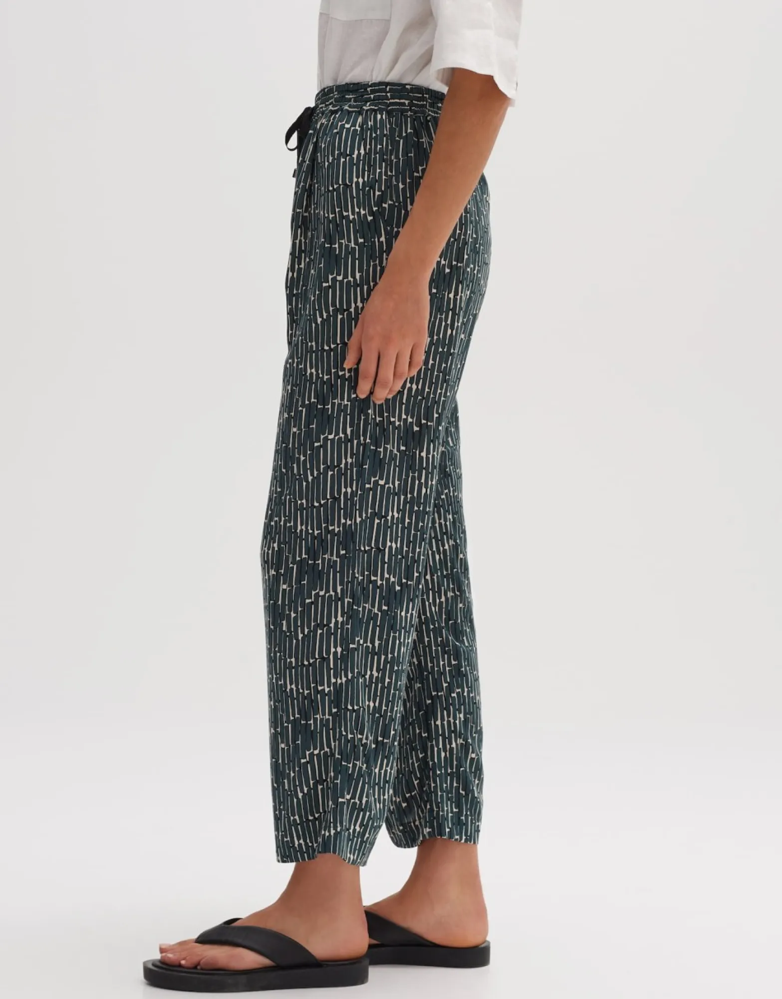 Best Sale someday Fashion Stoffen Broek Mahola Sunny Deep Teal