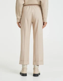 Sale someday Fashion Stoffen Broek Maikito Brushed Macadamia