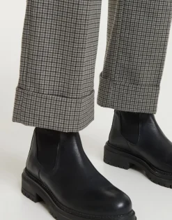 Online someday Fashion Stoffen Broek Maikito Check Hazy Fog Melange