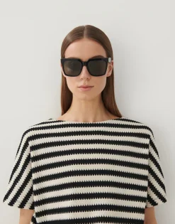 Outlet someday Fashion Sweatshirt Usella Black