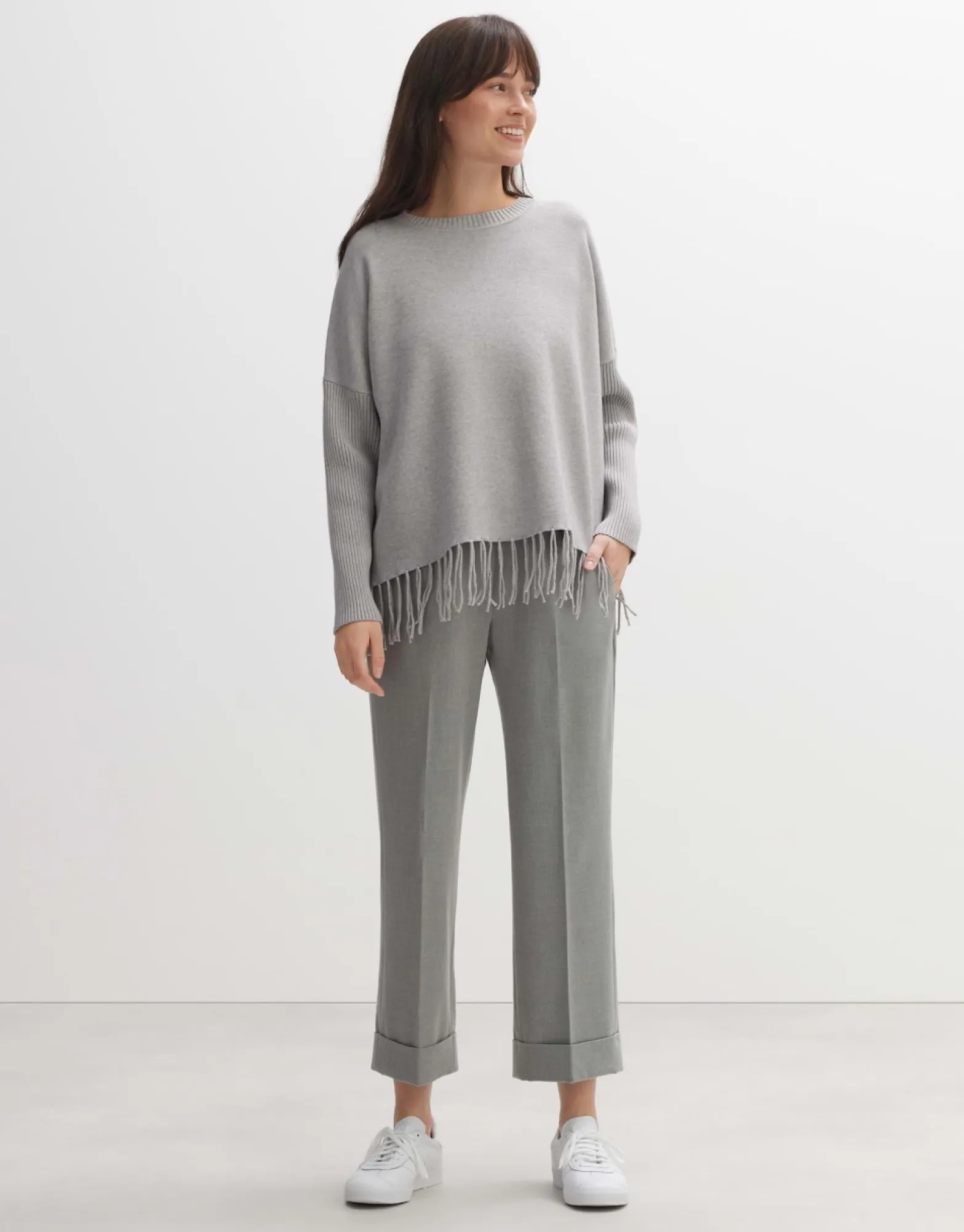 Cheap someday Fashion Trui Pebila Hazy Fog Melange