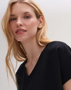 Shop someday Fashion V-Hals Shirt Suminchen Black