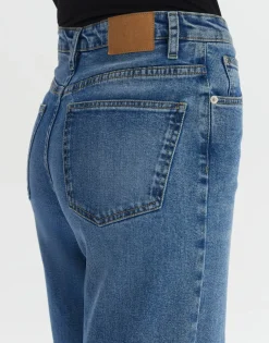 Hot someday Fashion Wide Jeans Mivy Heavy Blue