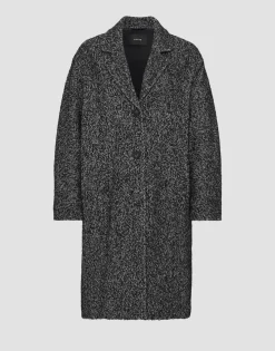 Hot someday Fashion Wollen Mantel Hajoki Black