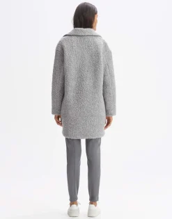 Outlet someday Fashion Wollen Mantel Hiromi Hazy Fog Melange