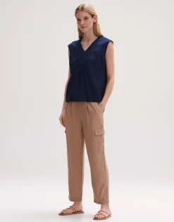 Clearance someday Fashion Zomerblouse Farani Crepe Coal Blue